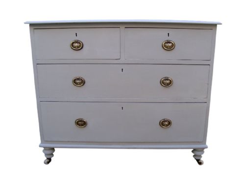 a delightful victorian painted chest of drawers - CATEGORY: ANTIQUE CHEST OF DRAWERS - DATED VICTORIAN