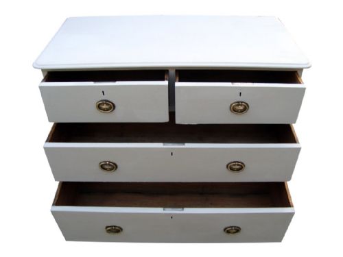 A DELIGHTFUL VICTORIAN PAINTED CHEST OF DRAWERS - ADDITIONAL PHOTO 2