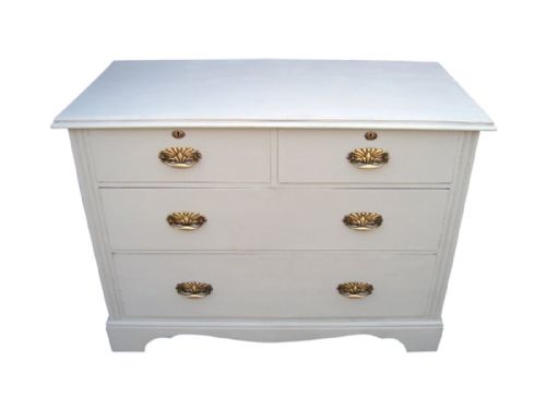 a delightful victorian painted chest of drawers - CATEGORY: ANTIQUE CHEST OF DRAWERS - DATED VICTORIAN