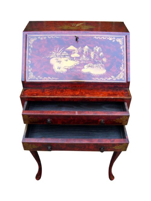A VERY ATTRACTIVE CHINESE BUREAU CIRCA 1830 - ADDITIONAL PHOTO 2