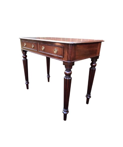 A VERY IMPRESSIVE VICTORIAN SIDEWRITING TABLE - ADDITIONAL PHOTO 2