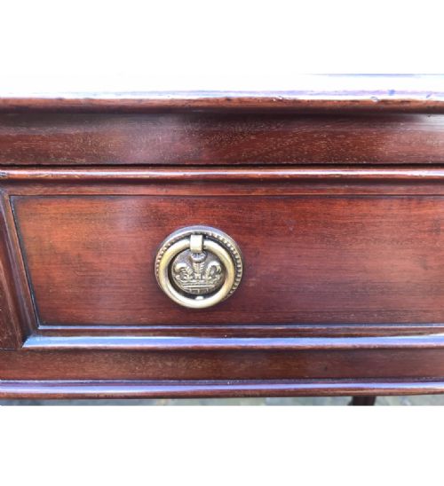 A VERY IMPRESSIVE VICTORIAN SIDEWRITING TABLE - ADDITIONAL PHOTO 3