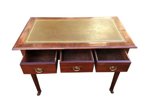 A DELIGHTFUL EDWARDIAN WRITING TABLE - ADDITIONAL PHOTO 1