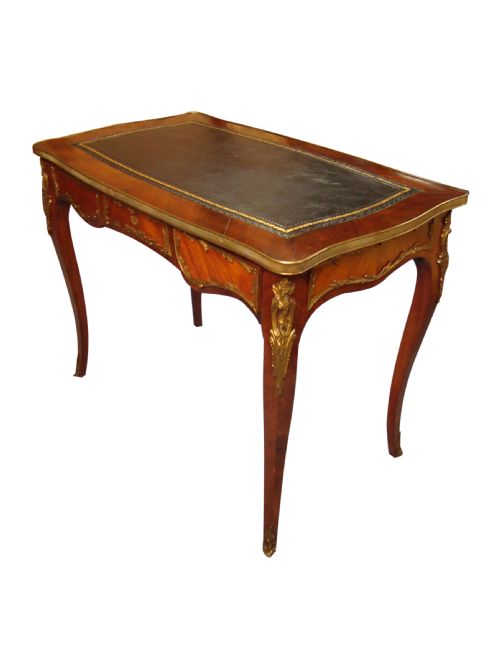 AN ELEGANT 19TH CENTURY FRENCH ROSEWOOD WRITING TABLE - ADDITIONAL PHOTO 2