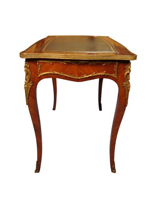 AN ELEGANT 19TH CENTURY FRENCH ROSEWOOD WRITING TABLE - ADDITIONAL PHOTO 4
