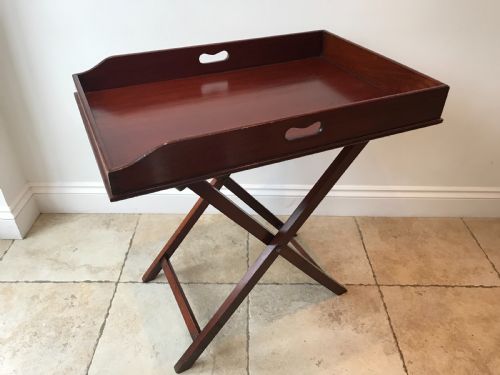 AN EXCEPTIONAL VICTORIAN BUTLERS TRAY - ADDITIONAL PHOTO 5