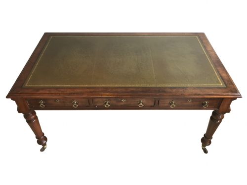 A VICTORIAN AESTHETIC PERIOD LIBRARY TABLE - ADDITIONAL PHOTO 2