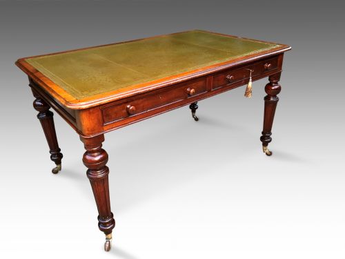AN EXCEPTIONAL JYABSLEY VICTORIAN PARTNERS LIBRARY TABLE - ADDITIONAL PHOTO 2