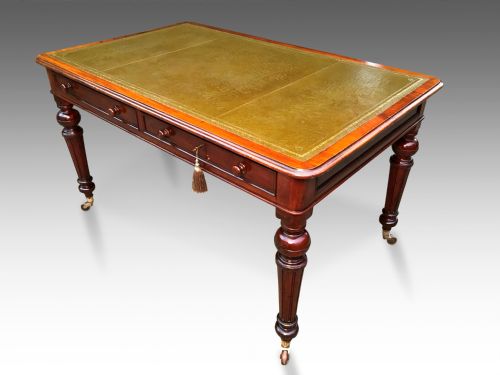 an exceptional jyabsley victorian partners library table - CATEGORY: ANTIQUE TABLES - DATED VICTORIAN