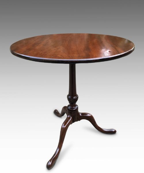 A FINE GEORGIAN MAHOGANY TRIPOD TABLE - ADDITIONAL PHOTO 5