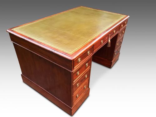 A STUNNING VICTORIAN WRITING DESK C1880 - ADDITIONAL PHOTO 2