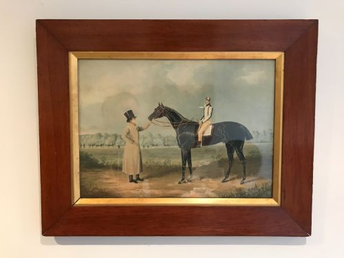 A PAIR OF VICTORIAN FRAMED HORSE PICTURES - ADDITIONAL PHOTO 4