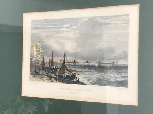 AN EDWARDIAN PICTURE OF BRIGHTON CHAIN PIER - ADDITIONAL PHOTO 1