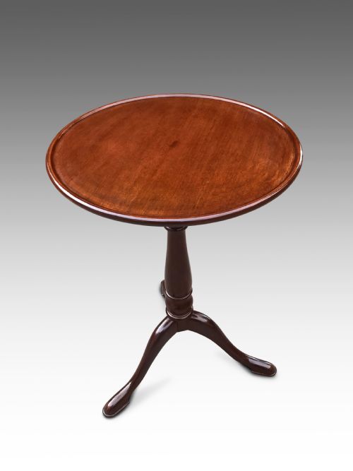 A PRETTY GEORGIAN TRIPOD TABLE - ADDITIONAL PHOTO 2