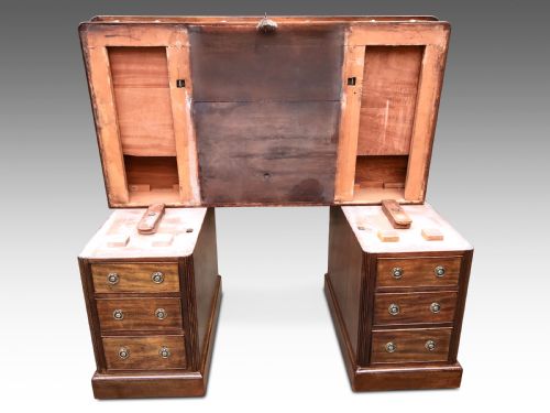 A SUPERIOR VICTORIAN WRITING DESK C1880 - ADDITIONAL PHOTO 6