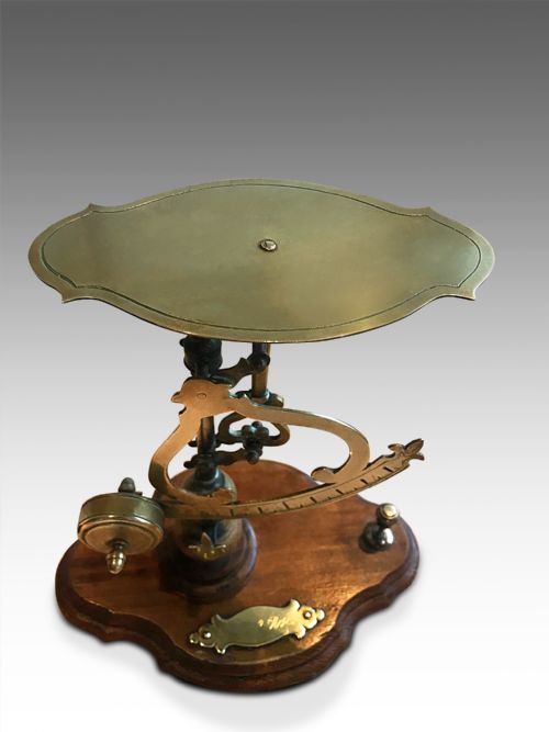 A VICTORIAN POSTAGE SCALES C1890 - ADDITIONAL PHOTO 1