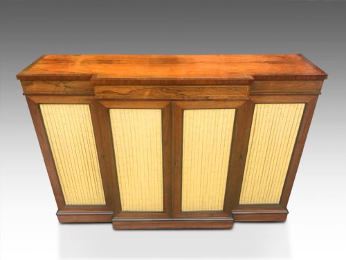 AN EXCEPTIONAL REGENCY ROSEWOOD SIDE CABINET - ADDITIONAL PHOTO 1