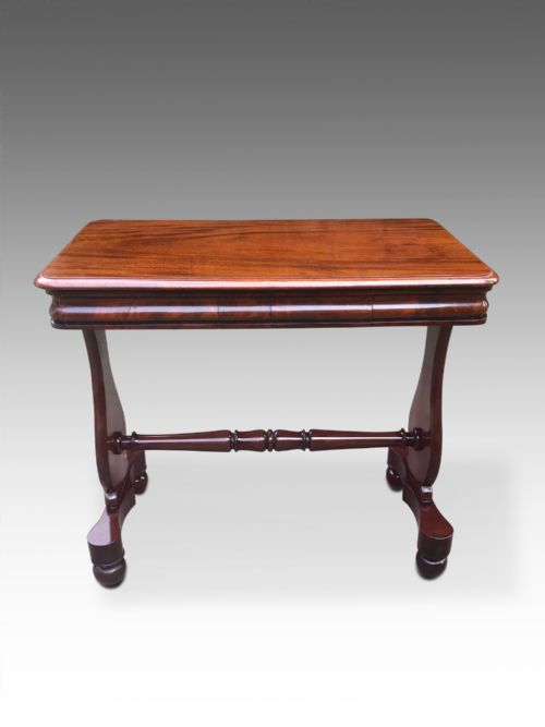 A QUALITY VICTORIAN CONSOLE TABLE C1860 - ADDITIONAL PHOTO 1