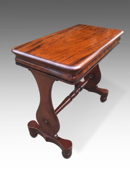 A QUALITY VICTORIAN CONSOLE TABLE C1860 - ADDITIONAL PHOTO 3