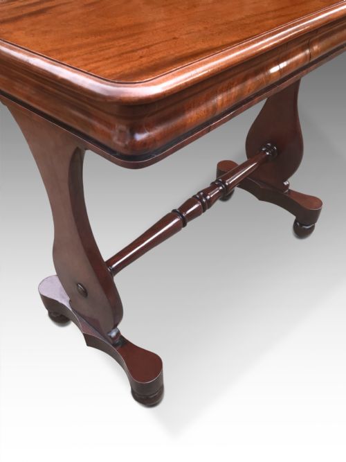 A QUALITY VICTORIAN CONSOLE TABLE C1860 - ADDITIONAL PHOTO 4