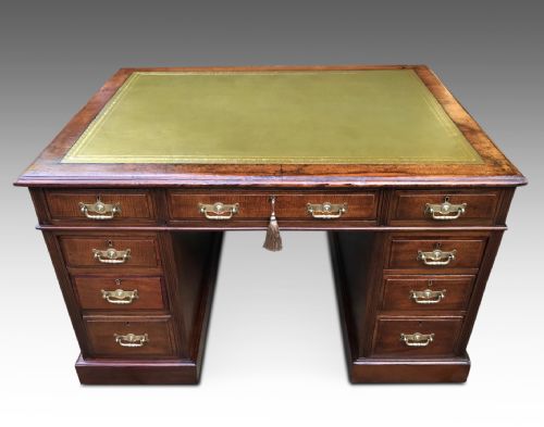 a magnificent late victorian desk c1880 - CATEGORY: ANTIQUE DESKS - DATED VICTORIAN