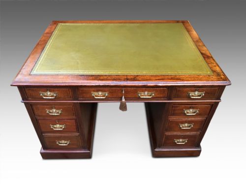 A MAGNIFICENT LATE VICTORIAN DESK C1880 - ADDITIONAL PHOTO 3