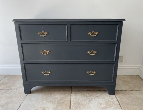 A GORGEOUS EDWARDIAN PAINTED CHEST OF DRAWERS - ADDITIONAL PHOTO 3