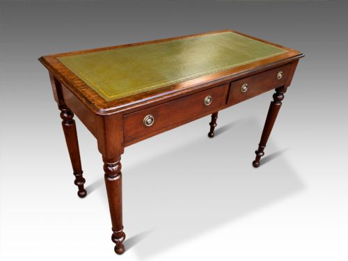 A HANDSOME VICTORIAN WRITING TABLE - ADDITIONAL PHOTO 1