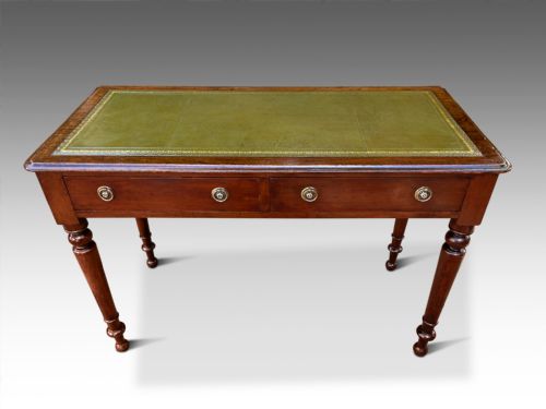 A HANDSOME VICTORIAN WRITING TABLE - ADDITIONAL PHOTO 5