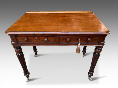 A FINE WILLIAM IV WRITING TABLE - ADDITIONAL PHOTO 1