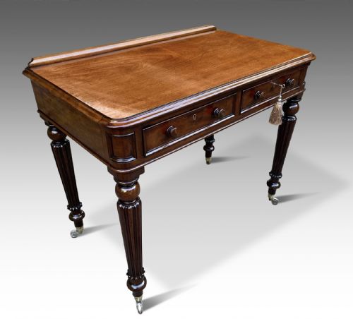 A FINE WILLIAM IV WRITING TABLE - ADDITIONAL PHOTO 2