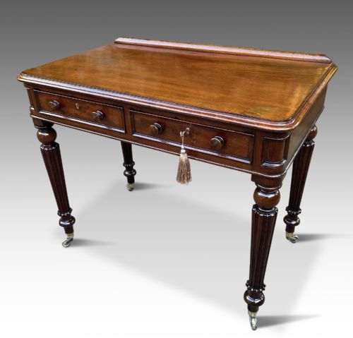 A FINE WILLIAM IV WRITING TABLE - ADDITIONAL PHOTO 6
