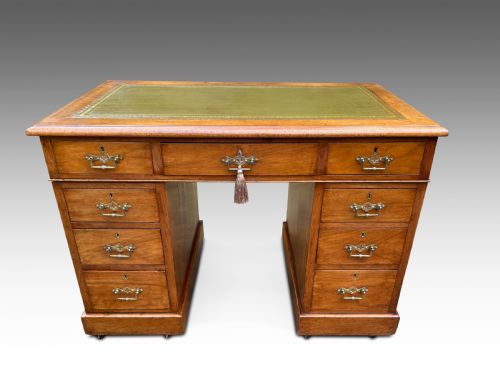 a stunning victorian walnut writing desk - CATEGORY: ANTIQUE DESKS - DATED VICTORIAN