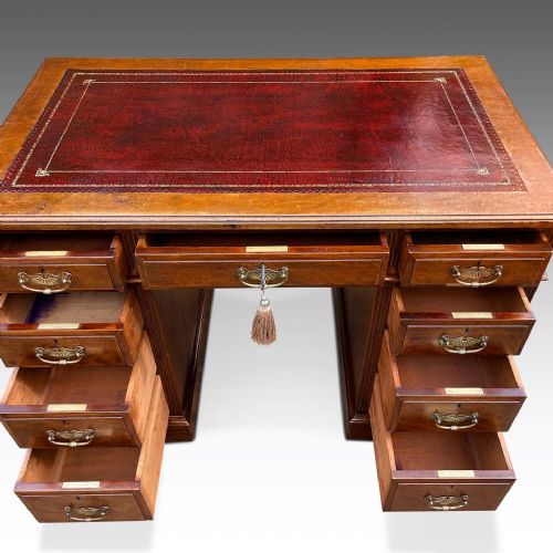 A SUPERIOR QUALITY MAPLECO WRITING DESK - ADDITIONAL PHOTO 1