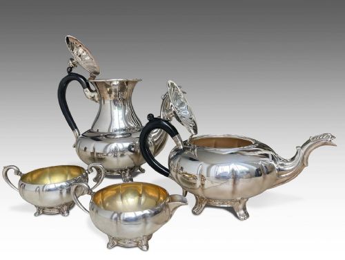 A VERY ATTRACTIVE VICTORIAN TEAPOT SET - ADDITIONAL PHOTO 1