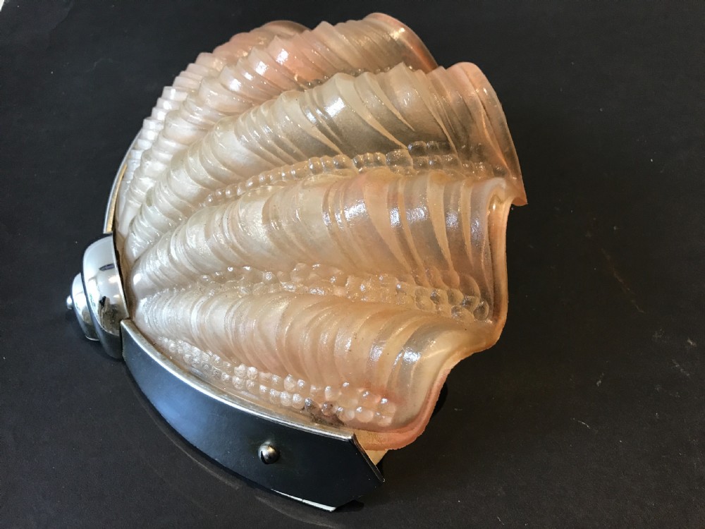 Five Art Deco Shell Wall lights View II