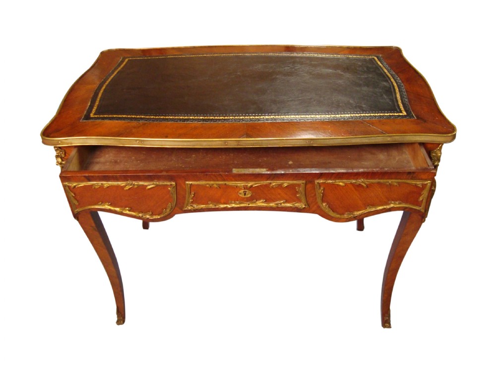 An Elegant 19th Century French Rosewood Writing Table View VI