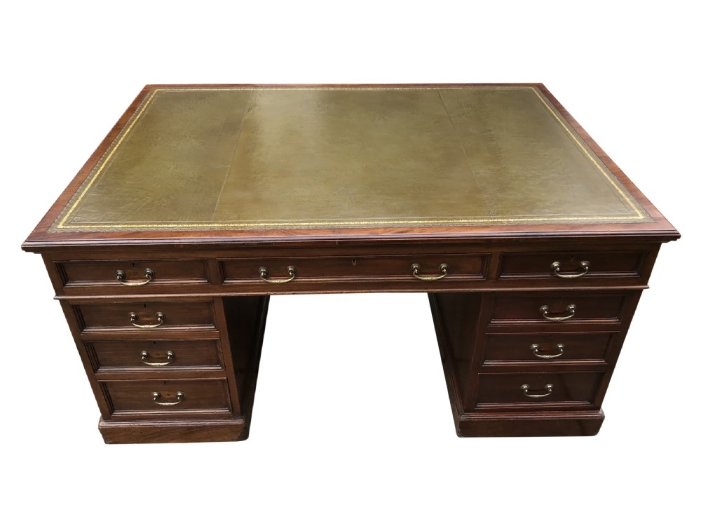 A Very Impressive Victorian Partners Desk