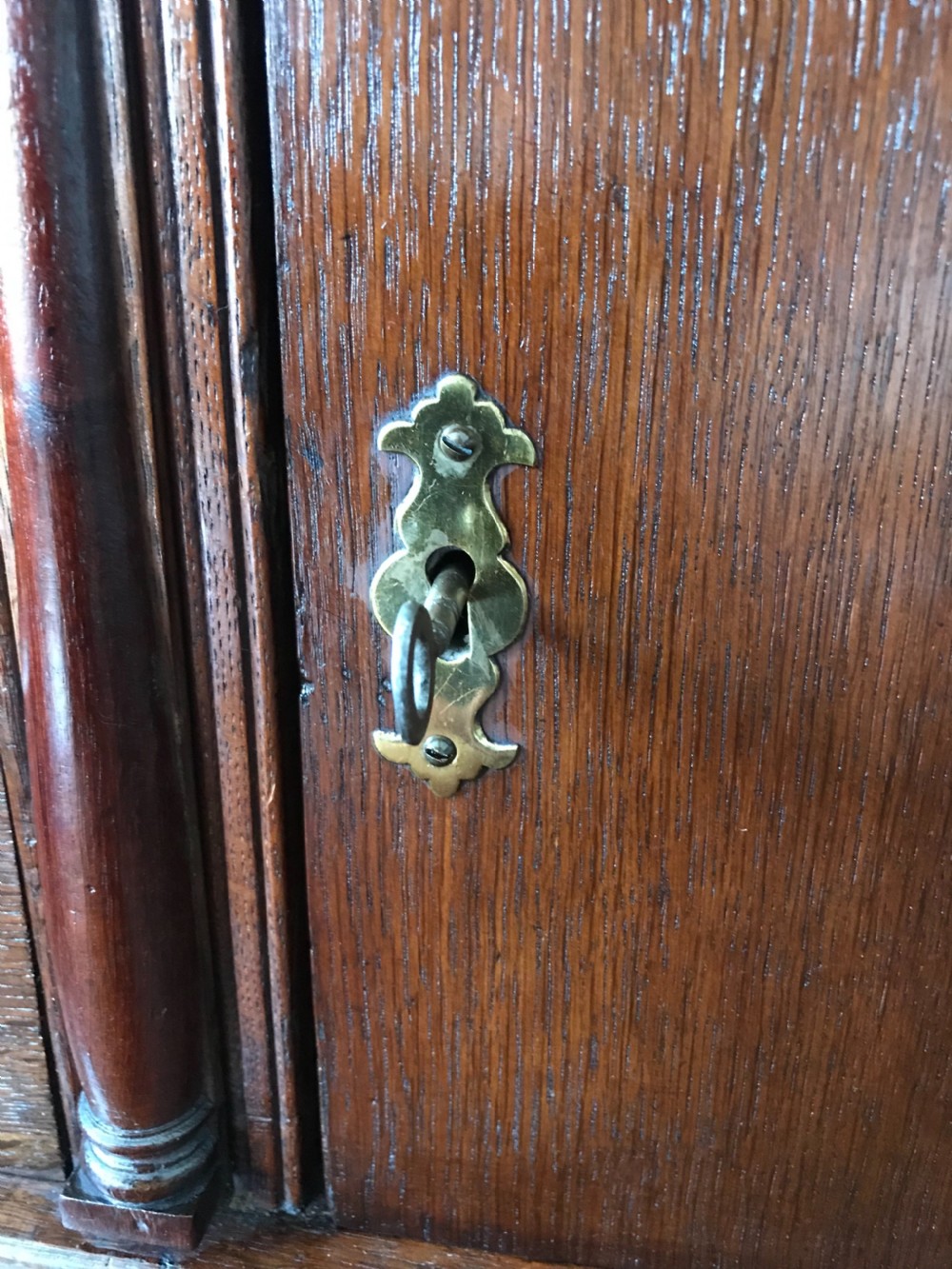 An Attractive 18th Century  Oak Bureau View VI