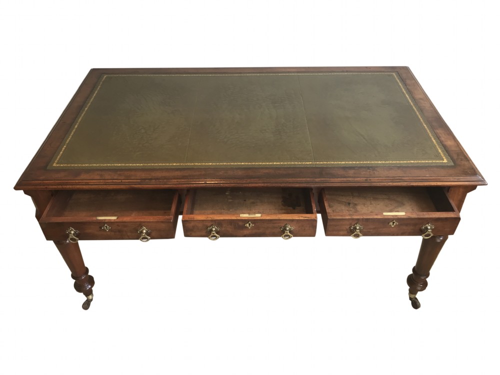 A Victorian Aesthetic Period Library Table  View V
