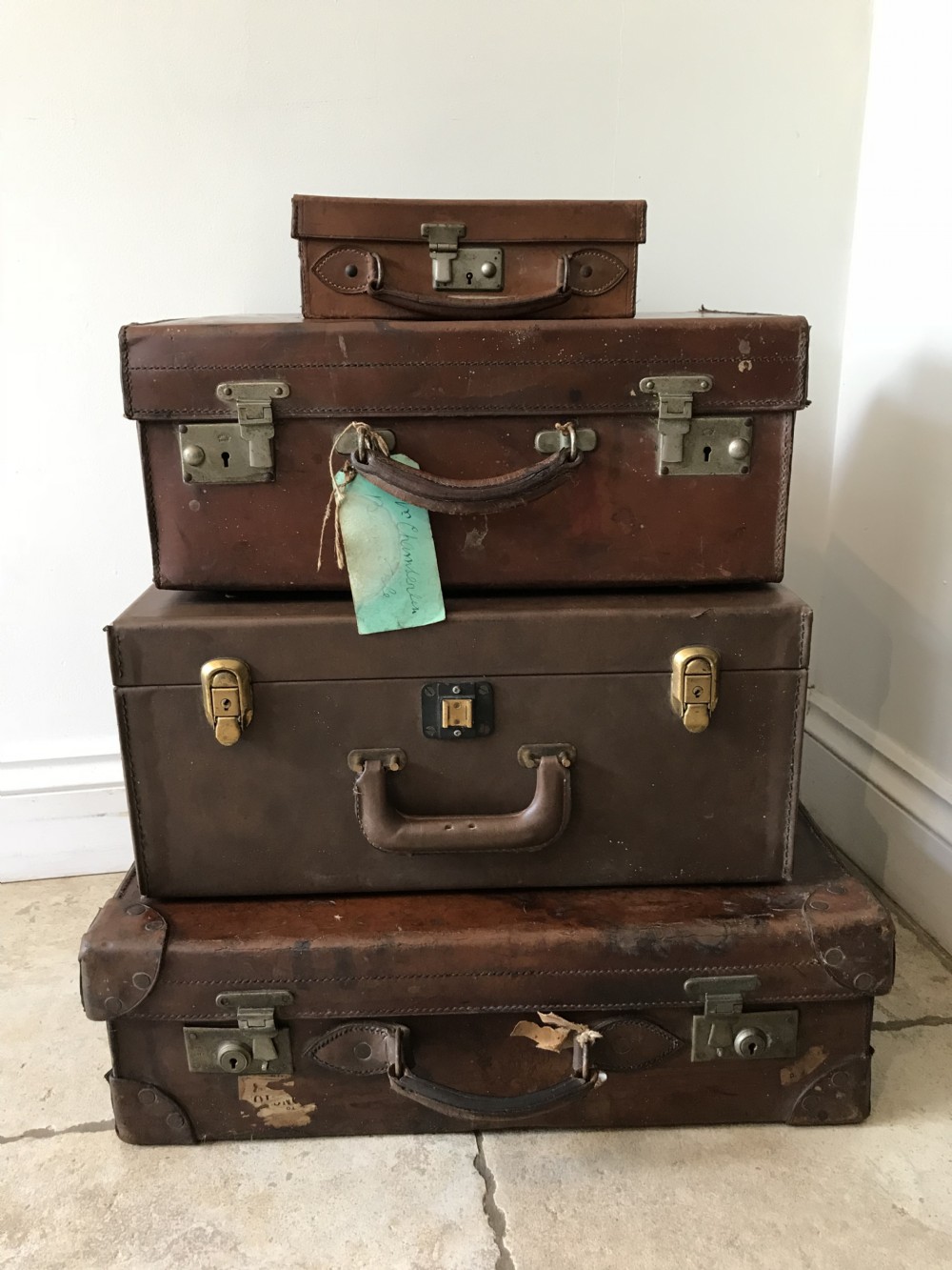 A Vintage set of Travel Luggage