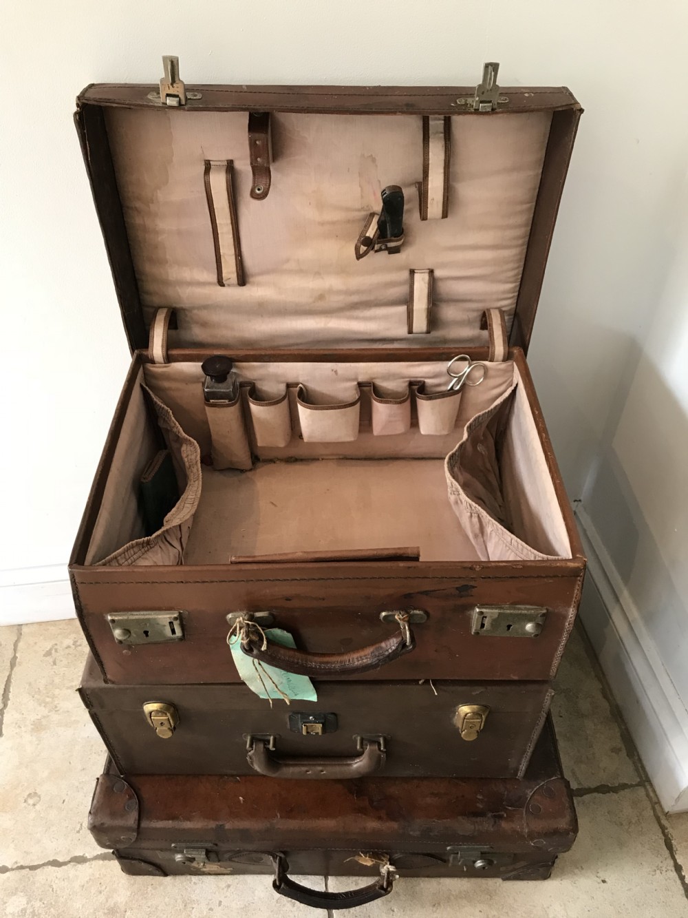 A Vintage set of Travel Luggage View II