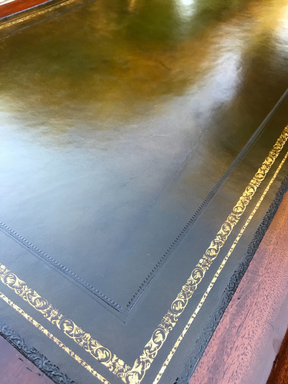 A Delightful Victorian Pedestal Writing Desk  View V