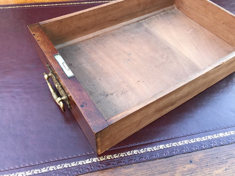 An Attractive Larger Sized Edwardian Desk View IX