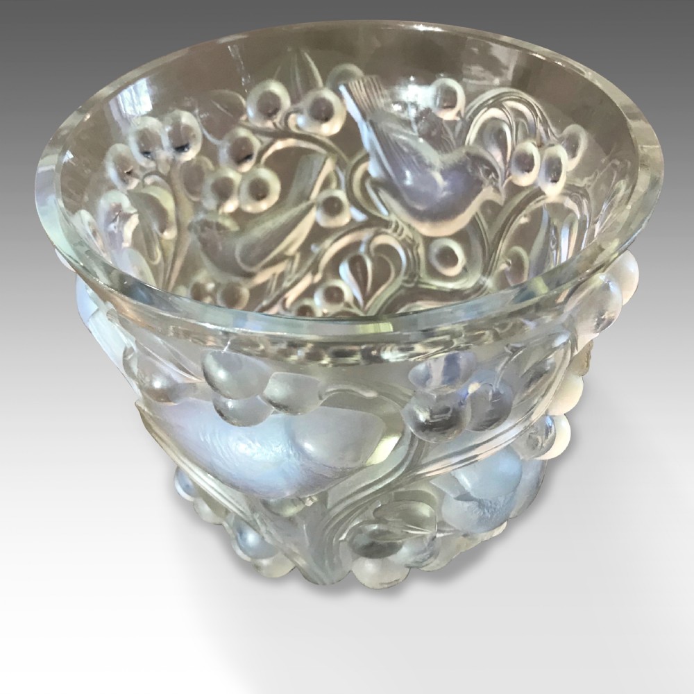 An Exquisite René Lalique Vase C1930 View II