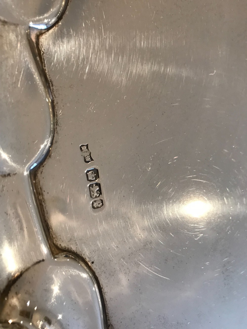 An Attractive Victorian Solid Silver Serving Tray View II