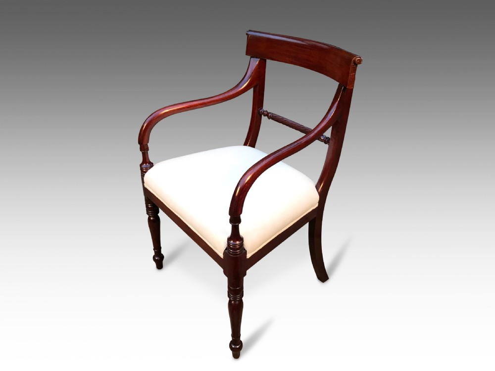 An Elegent Georgian Desk Chair View VI