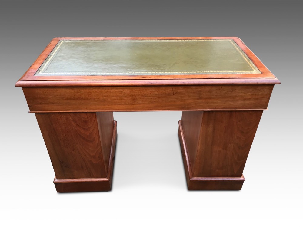 An Attractive Golden Walnut Writing Desk c1880 View VII