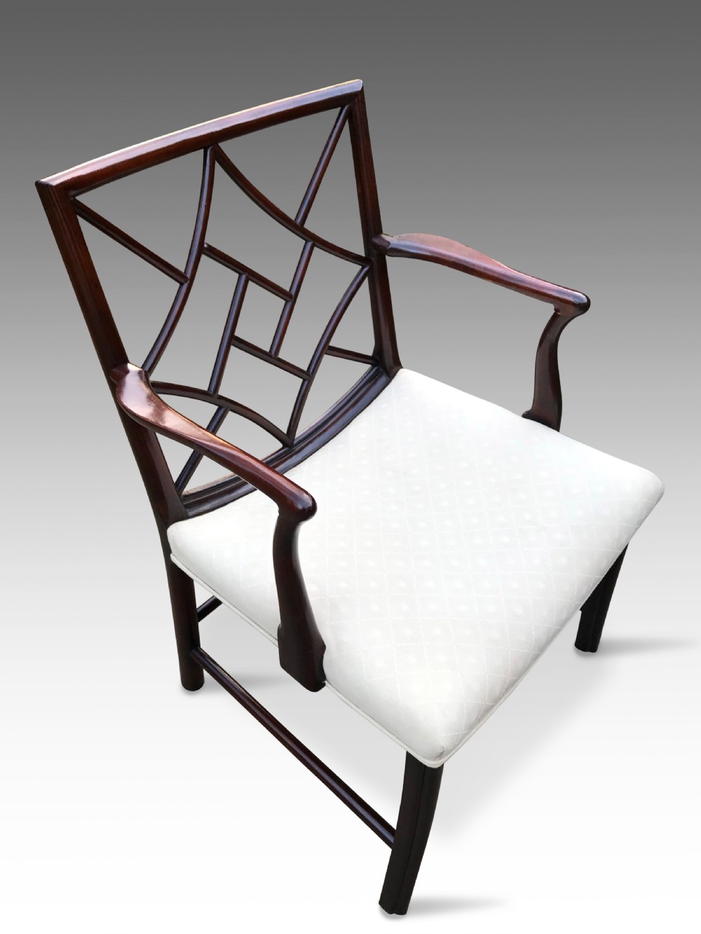 An Elegent Georgian Desk Chair View V