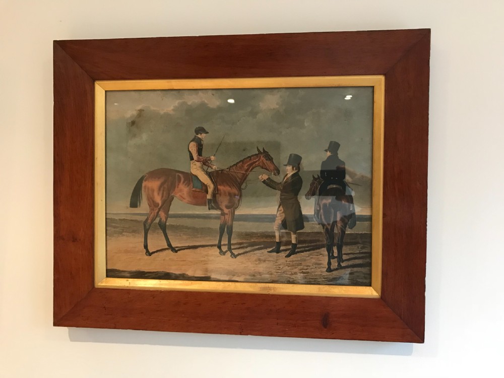 A Pair of Victorian Framed Horse Pictures  View IV